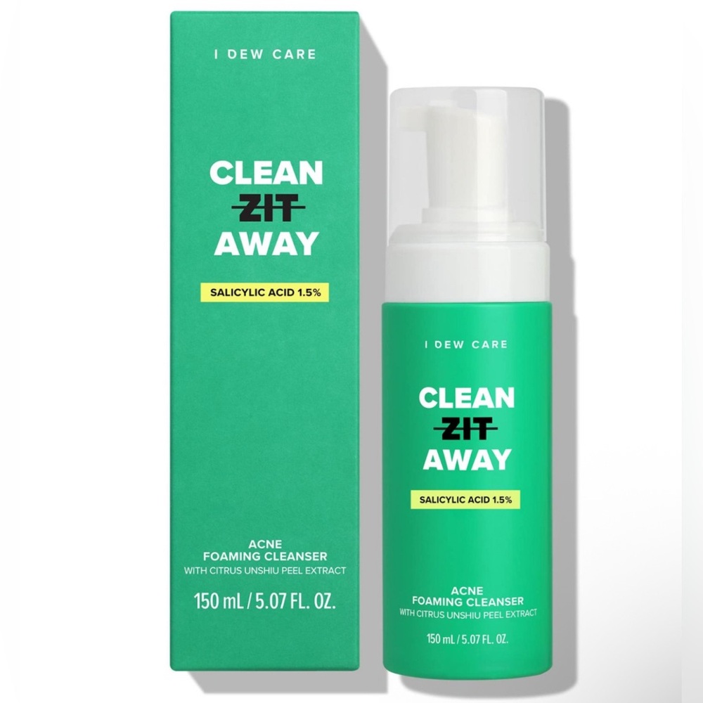 I Dew Care Clean Zit Away Acne Foaming Cleanser With Salicylic Acid New In Box